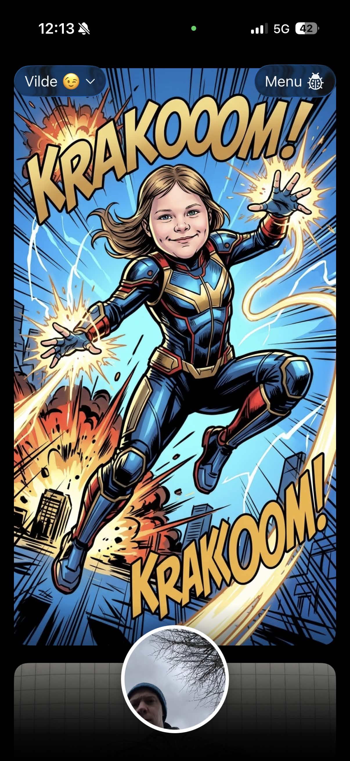 AI transforms your child into a superhero